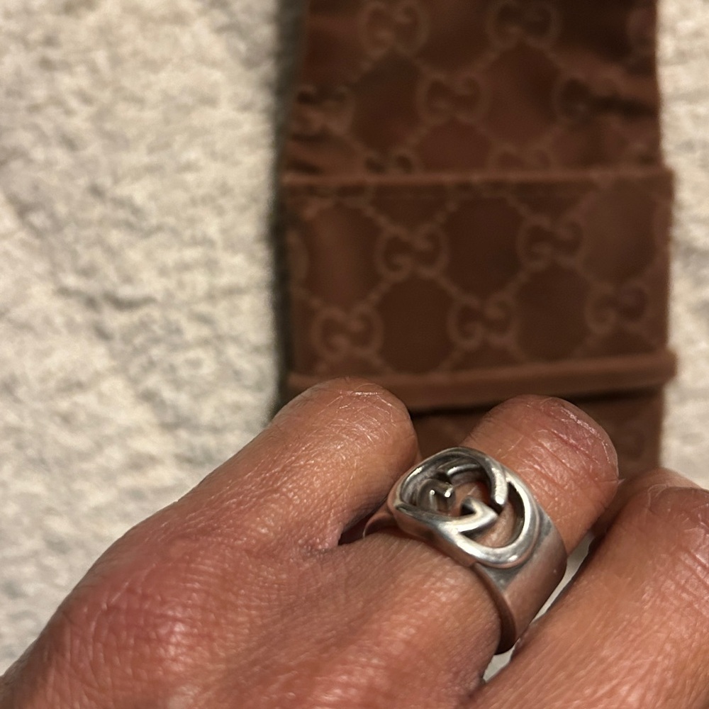 Gucci Stamped Sterling Silver Band👀🥳🥳❌❌ - Picture 5 of 5